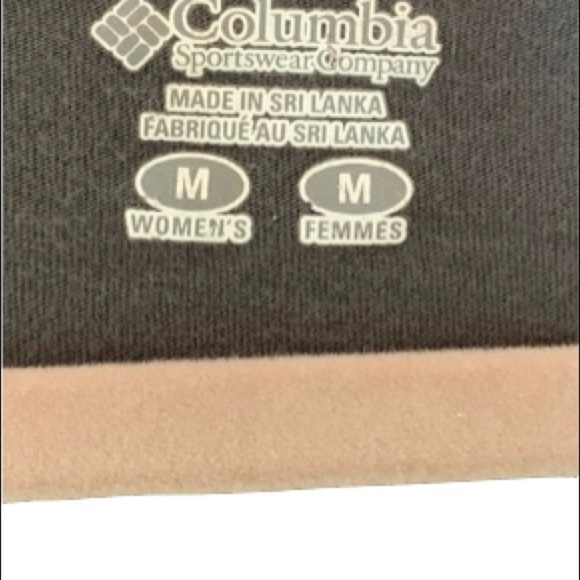 Columbia Women’s Snow Flake Print Long Sleeve T Shirt Size M Gray Scoop Neck - Picture 2 of 7